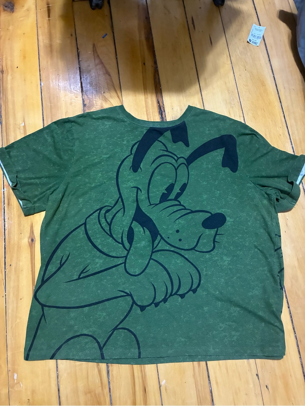 Disney 100 Pluto T-shirt with Folded Sleeve Cuffs